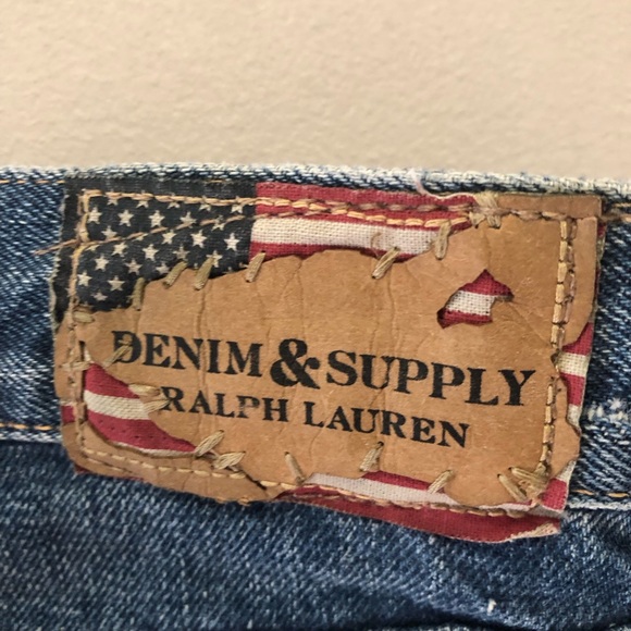NWOT Ralph Lauren High Rise Denim Shorts - Picture 3 of 5